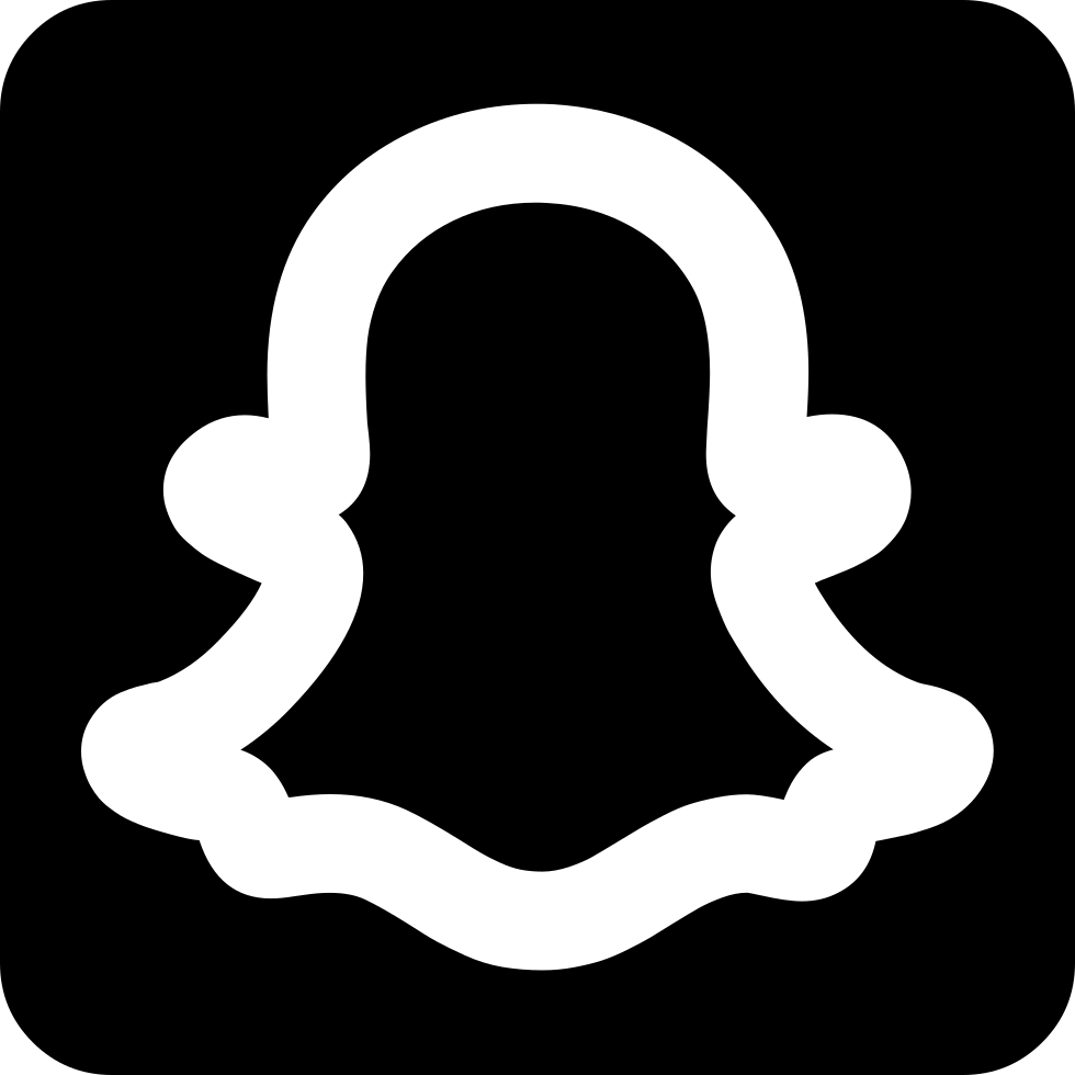 Black Snapchat Girl Logo Png