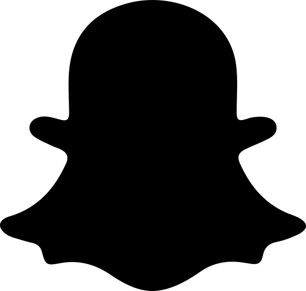 Black Snapchat Logo Picture