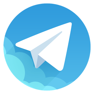 Telegram Amblem With Clouds Png