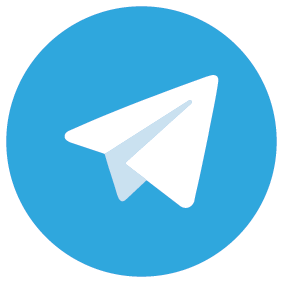 Telegram Symbol And White Line On Circle Free Download