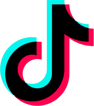 Tik Tok Tiktok Logo Glitch Toedit Sticker Fly Wall